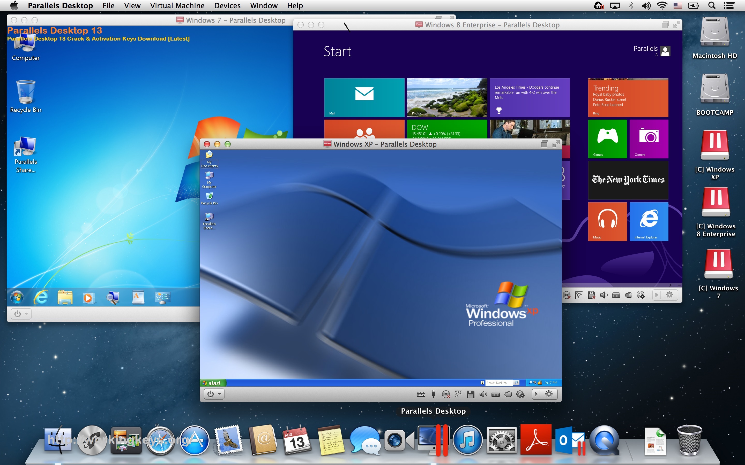 get free parallels for a mac